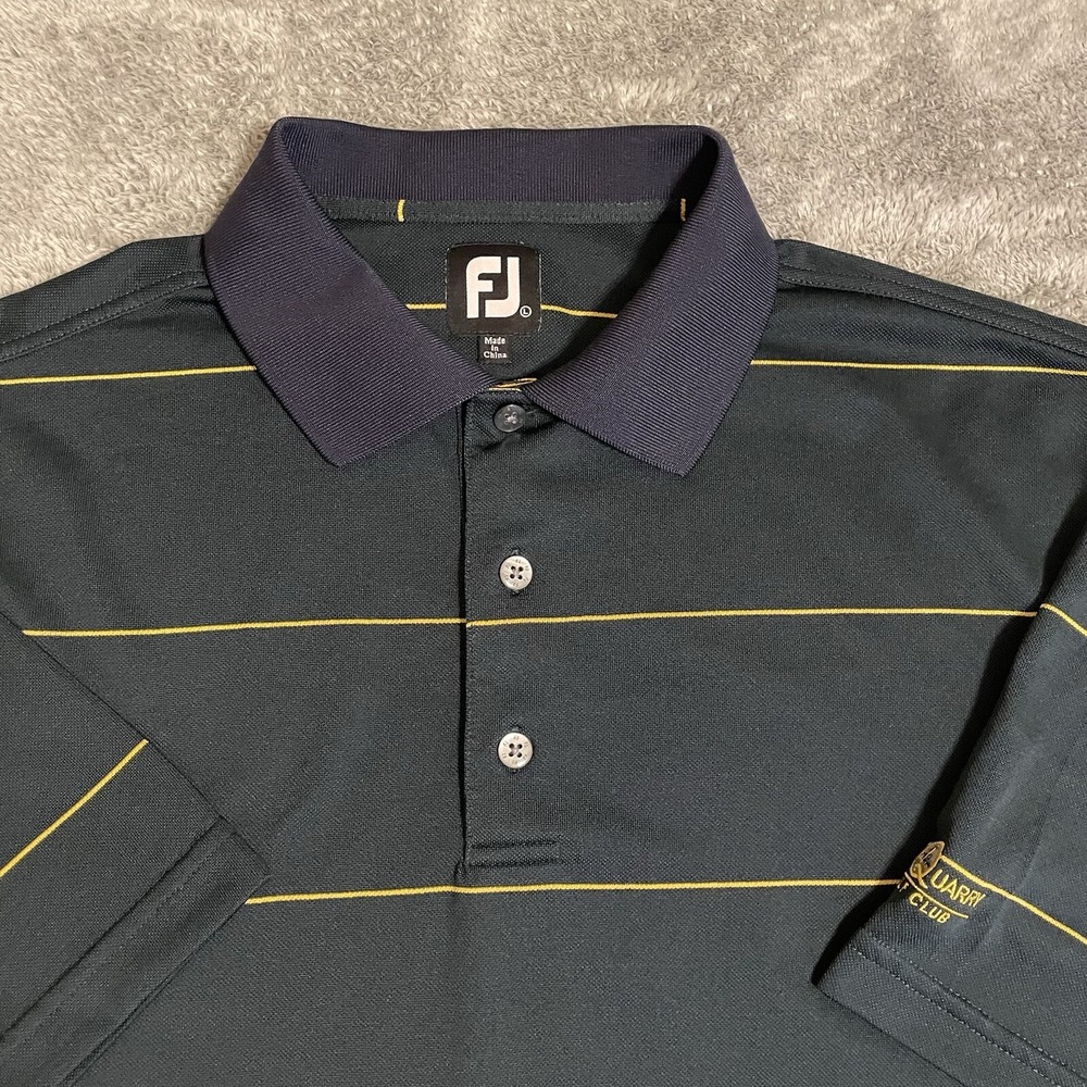 FootJoy Men's Golf Shirt Green Large The Quarry Golf Club The Alamo